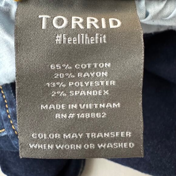 Torrid Crop Skinny Jegging Super Soft High-Rise Jean Size 20 - Picture 8 of 10